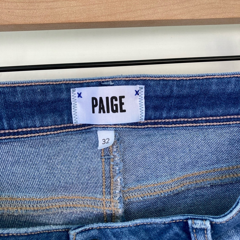 PAIGE | Cindy Ultra High-Rise Slim Ankle Jeans Size 32 - Picture 6 of 9